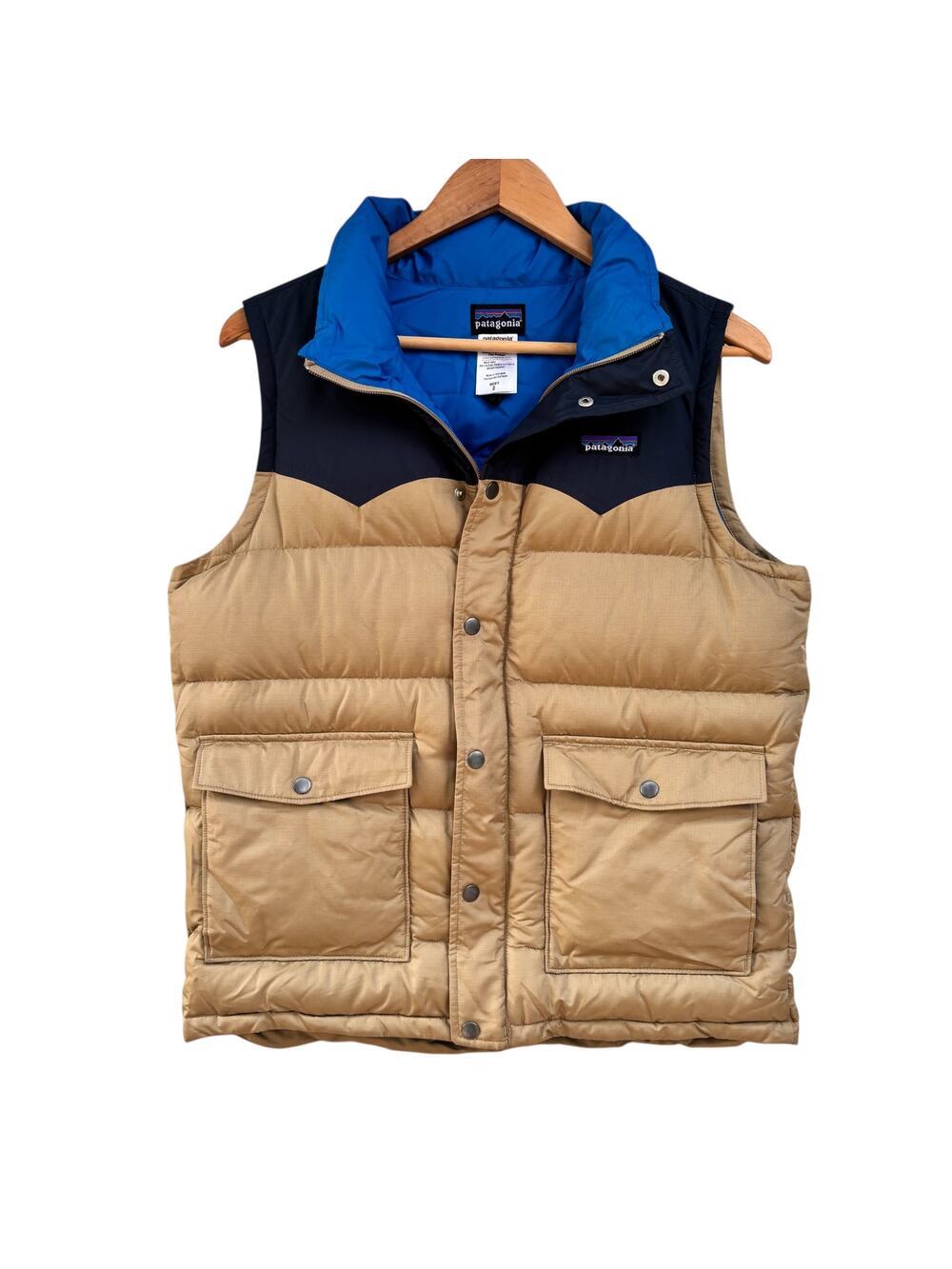 Patagonia® Worn Wear Mens Slingshot Goose Down Vest Size S Lightweight